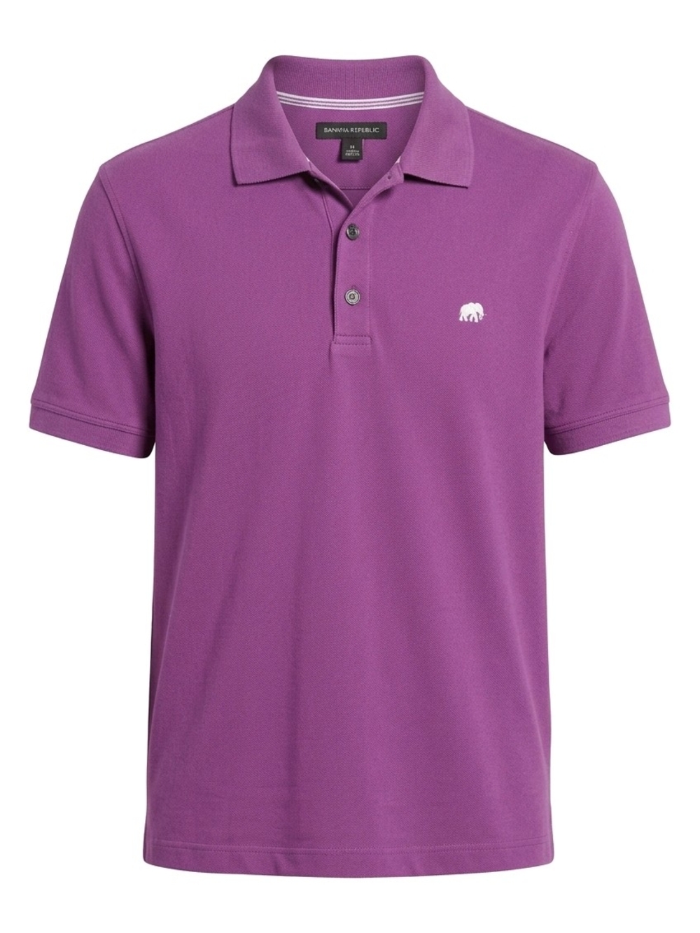 Banana Republic Men's Purple Polo Shirt